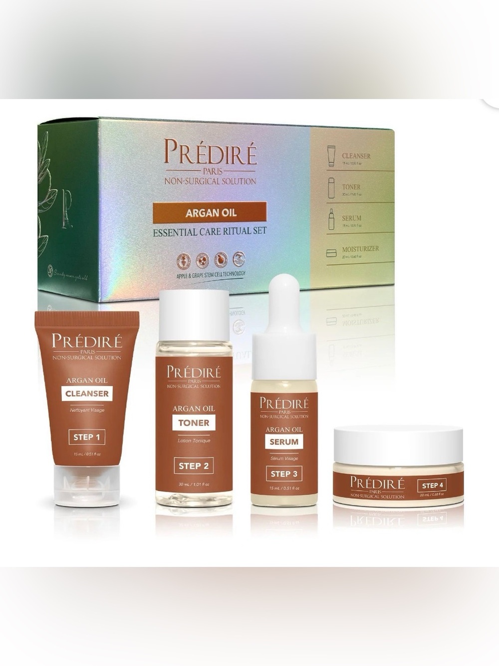 Predire Argan Oil Essential Care Ritual Set ~ Retail $400